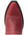 Image #6 - Lane Women's Emma Jane Western Booties - Snip Toe, Ruby, hi-res
