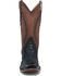 Image #3 - Corral Men's Exotic Ostrich Western Boots - Square Toe, Navy, hi-res