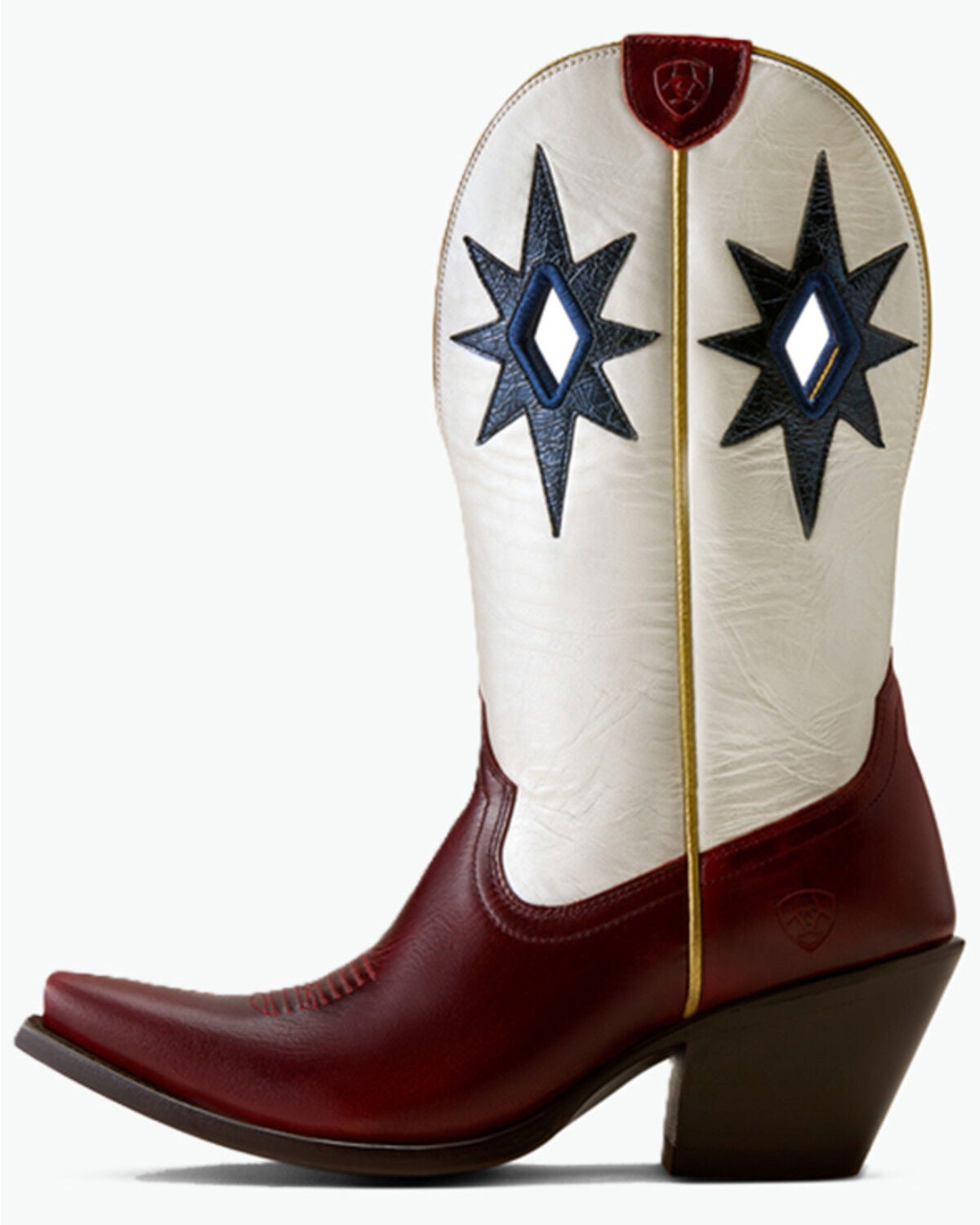 Image #2 - Ariat Women's Starlight Western Boots - Snip Toe, Red, hi-res