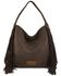 Image #1 - Wrangler Women's Shiloh Fringe Studded Hobo Bag, Coffee, hi-res