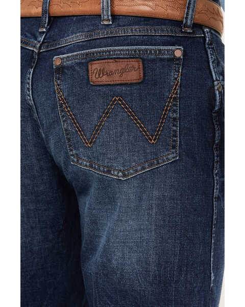 Image #4 - Wrangler Retro Men's Elmont Medium Wash Relaxed Bootcut Stretch Jeans, Medium Wash, hi-res