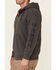Hawx Men's Charcoal Martin Insulated Zip Front Hooded Work Jacket, Charcoal, hi-res