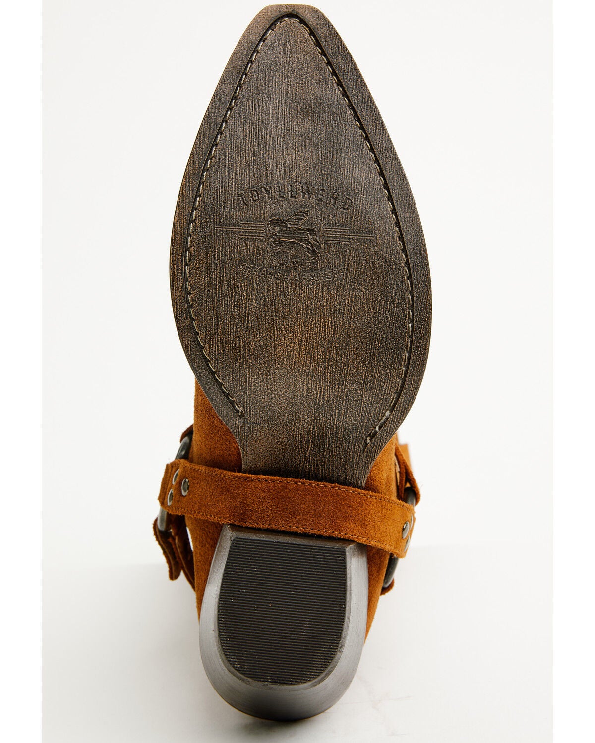 Image #7 - Idyllwind Women's Midnight Rider Suede Western Boots - Snip Toe, Cognac, hi-res
