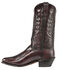 Abilene Black Cherry Polished Cowhide Boots - Medium Toe, Black Cherry, hi-res
