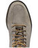 Image #5 - Carhartt Men's 6" Wedge Work Boots - Soft Toe , Grey, hi-res