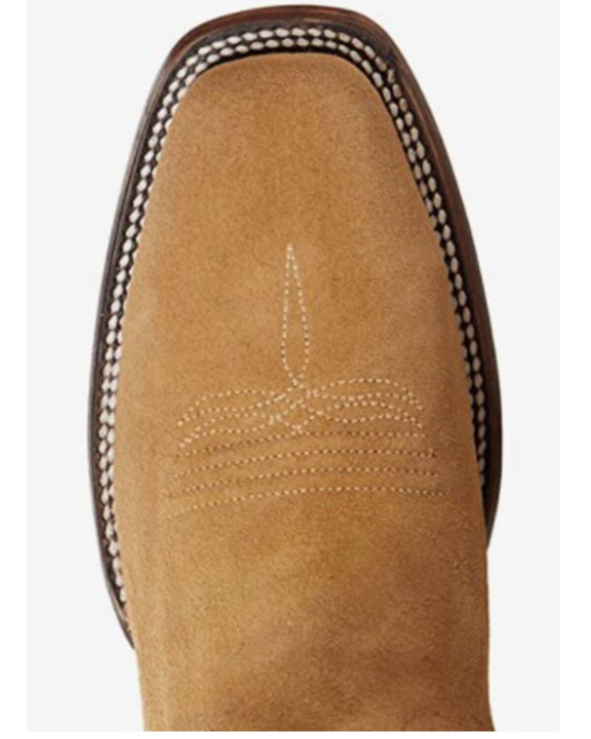 Image #6 - Circle G Women's Straw Embroidery Western Boots - Square Toe, Wheat, hi-res