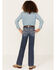 Image #3 - Ariat Girls' Esmeralda Dresden Bootcut Jeans, Blue, hi-res