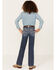 Image #3 - Ariat Girls' R.E.A.L. Esmeralda Dresden Bootcut Jeans, Blue, hi-res