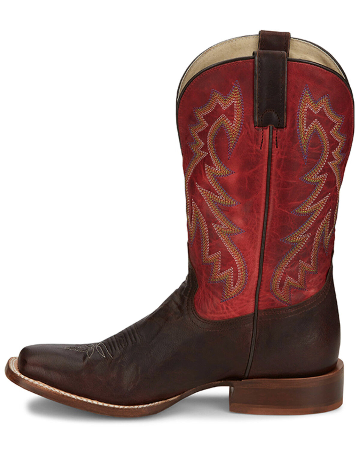 Image #3 - Tony Lama Men's Luciano Western Boots - Square Toe, Chocolate, hi-res