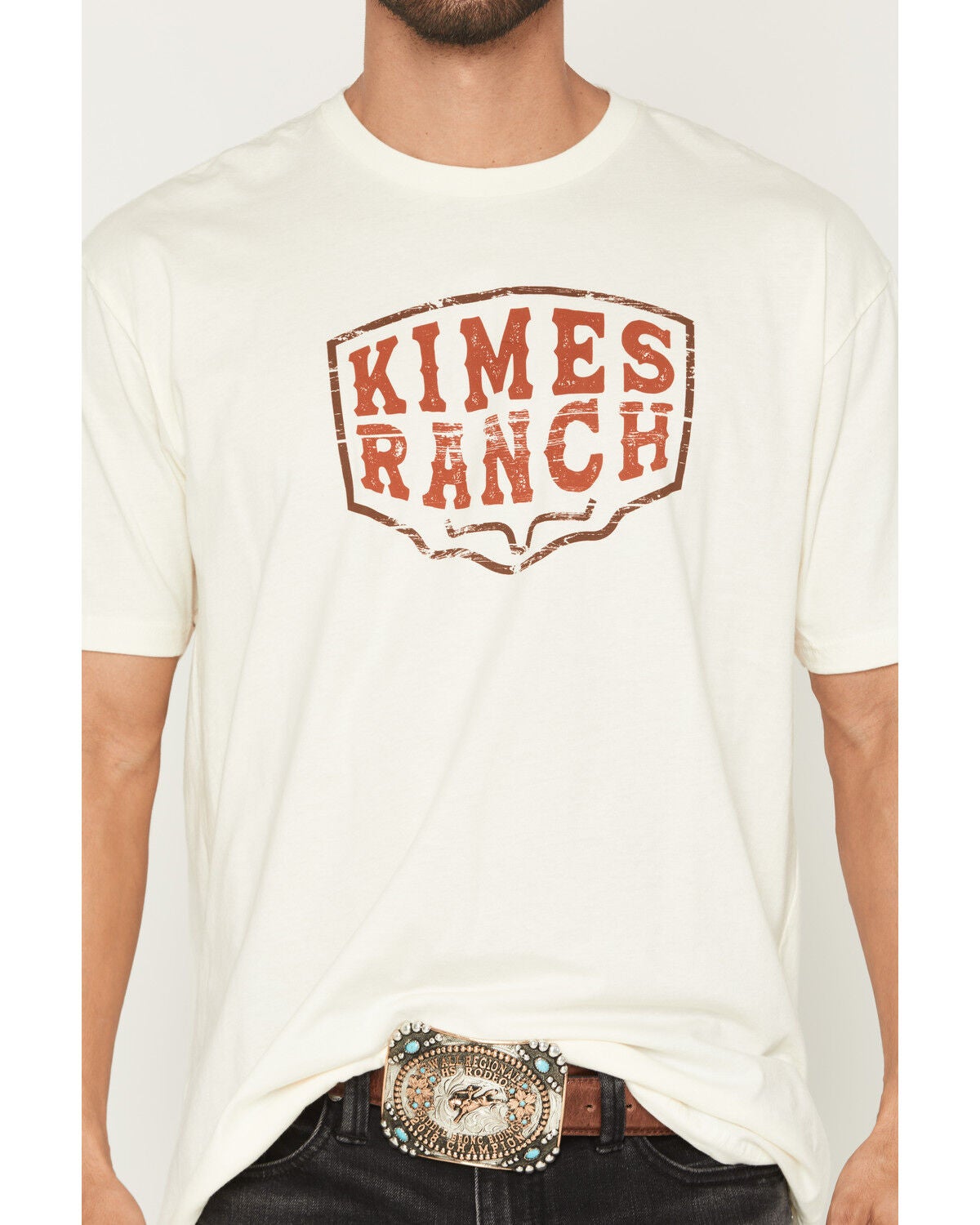 Image #3 - Kimes Ranch Men's Woodblock Short Sleeve Graphic T-Shirt, Natural, hi-res