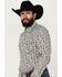 Image #2 - Moonshine Spirit Men's Strummin Floral Print Long Sleeve Snap Western Shirt, White, hi-res