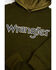 Image #2 - Wrangler Toddler Boys' Logo Hooded Sweatshirt, Green, hi-res