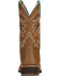 Image #5 - Ariat Women's Delilah Western Performance Boots - Broad Square Toe, Brown, hi-res