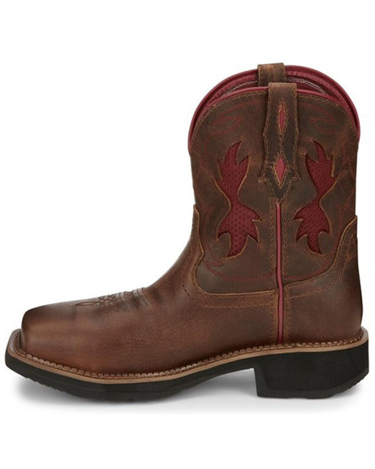 women's justin composite toe boots