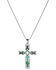 Image #1 - Montana Silversmiths X Ian Munsick Painted Channel Cross Necklace, Multi, hi-res