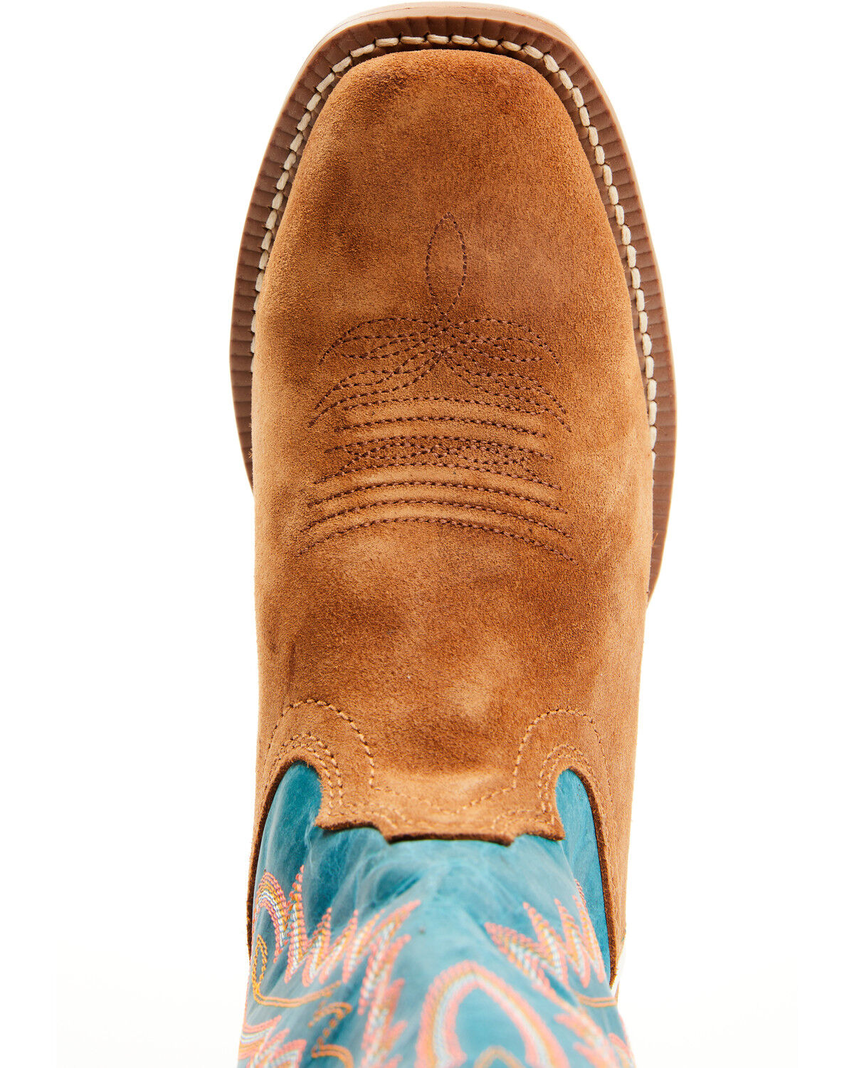 Image #6 - Justin Women's Breaking News Western Boots - Square Toe, Tan, hi-res