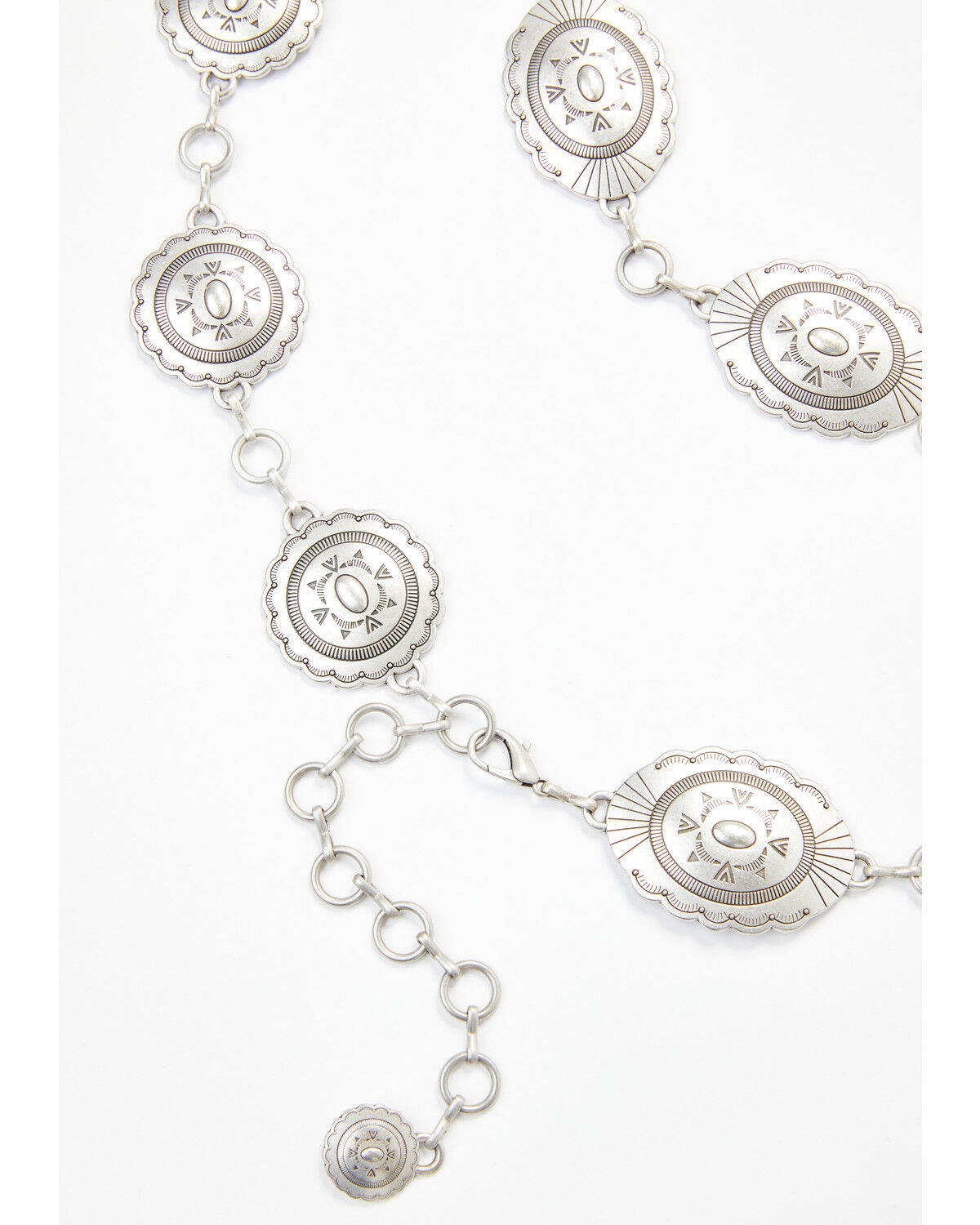 Image #3 - Idyllwind Women's Silver Spur Chain Belt, Silver, hi-res