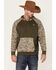 Image #1 - Ariat Men's Camo Patriot Hooded Sweatshirt, Green, hi-res