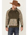 Image #1 - Ariat Men's Camo Patriot Hooded Sweatshirt , Green, hi-res