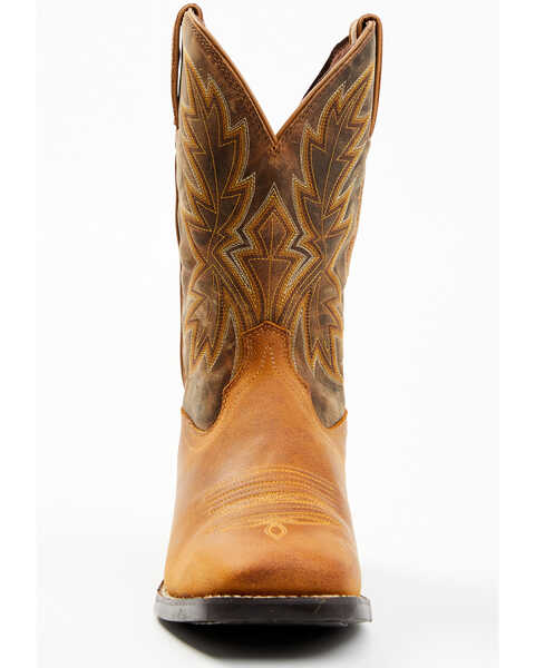 Image #4 - Durango Men's Westward Roughstock Western Boots - Broad Square Toe, Tan, hi-res
