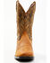Image #4 - Durango Men's Westward Roughstock Western Boots - Broad Square Toe, Tan, hi-res