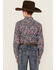 Image #4 - Cinch Boys' Paisley Print Long Sleeve Button-Down Western Shirt, Grey, hi-res
