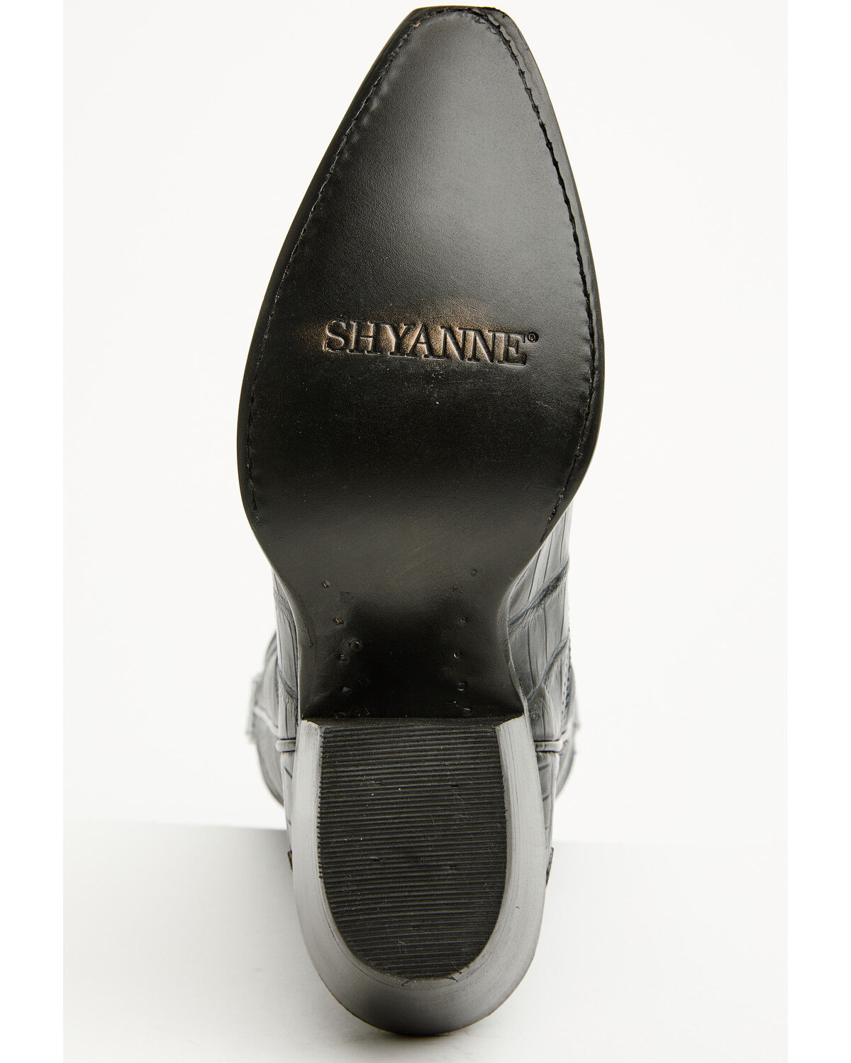 Image #7 - Shyanne Women's Aspen Exotic American Alligator Western Boots - Snip Toe, Navy, hi-res
