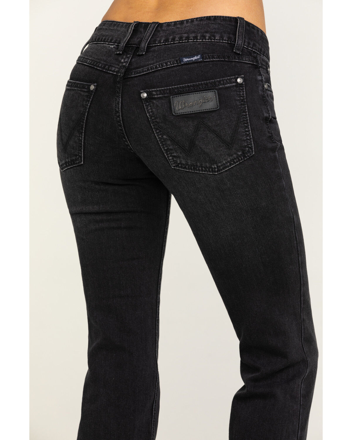 black wrangler jeans womens