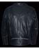 Image #4 - Milwaukee Leather Men's Lightweight Extra Long Biker Jacket - Big 3X, Black, hi-res