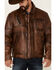 Image #3 - Cripple Creek Men's Vintage Brown Lamb Nappa CC Leather Jacket , , hi-res