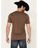 Image #4 - Red Dirt Hat Men's Copper Southwestern Print Logo Short Sleeve Graphic T-Shirt, Brown, hi-res