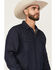 Image #2 - Cody James Black 1978® Men's Mamba Dark Wash Denim Long Sleeve Button-Down Western Shirt, Dark Wash, hi-res