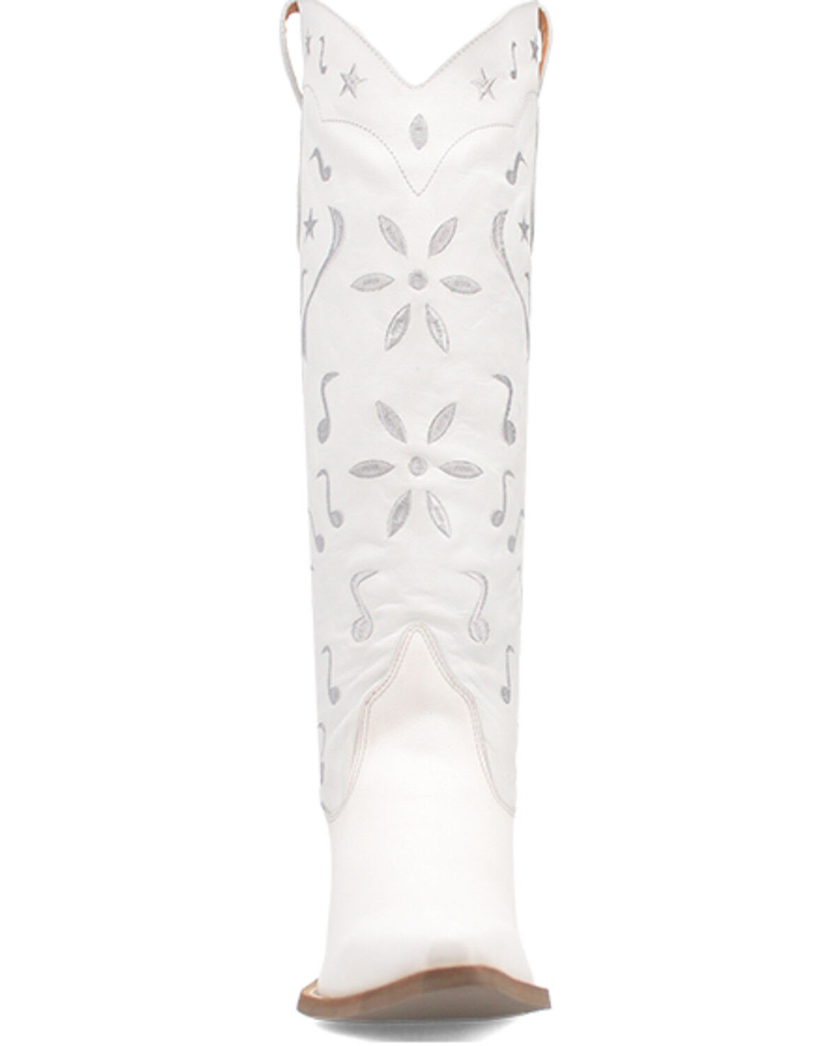 Image #4 - Dingo Women's Rhymin Tall Western Boots - Snip Toe, White, hi-res