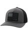Image #1 - Hooey Men's Liberty Roper Mesh Back Flexfit Trucker Cap, Grey, hi-res