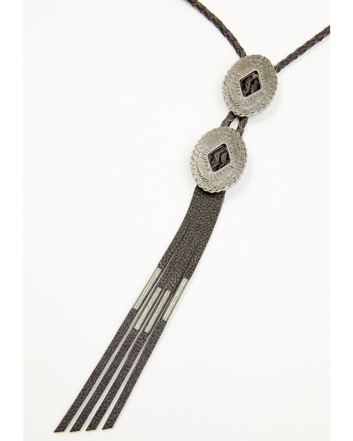Image #3 - Idyllwind Women's Clayborne Double Concho Bolo Tie, Brown, hi-res