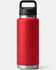 Image #2 - Yeti Rambler® 36oz Water Bottle with Chug Cap , Red, hi-res