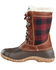 Baffin Women's Jasper Lace-Up Work Boots, Black/red, hi-res