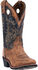 Laredo Stillwater Cowboy Boots - Square Toe , Tan, hi-res