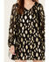 Image #3 - En Creme Women's Long Sleeve Mini Dress, Black, hi-res