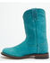 Image #3 - Justin Women's Holland Sky Roper Western Boots - Round Toe, Turquoise, hi-res