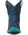 Image #4 - Lane Women's Emma Jane Suede Western Booties - Snip Toe, Navy, hi-res