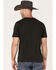 Image #4 - Brixton x Willie Nelson Men's Roped Logo Graphic Ringer T-Shirt, Black, hi-res