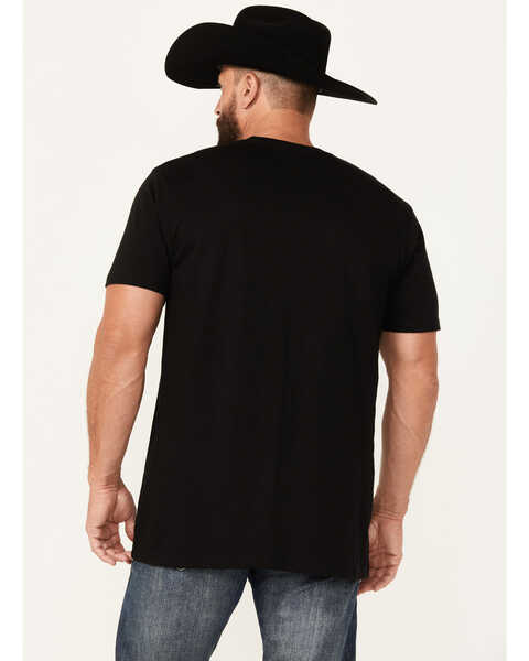 Image #4 - Moonshine Spirit Men's Blue Grass Short Sleeve Graphic T-Shirt, Black, hi-res