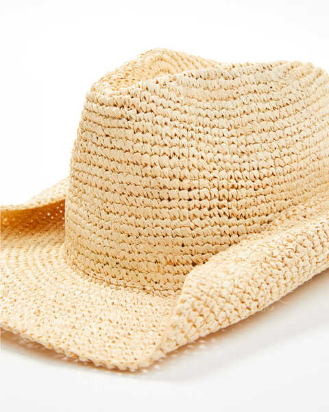 Nikki Beach Women's Diano Raffia Straw Hat, Natural, hi-res