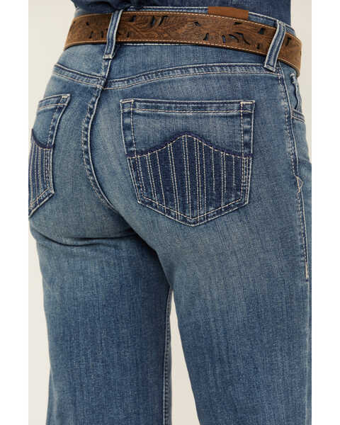 Image #4 - Ariat Women's Medium Wash Perfect Rise Bethany Trouser Jeans , Medium Wash, hi-res