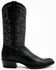 Cody James Men's Exotic Ostrich Leg Western Boots - Medium Toe, Black, hi-res