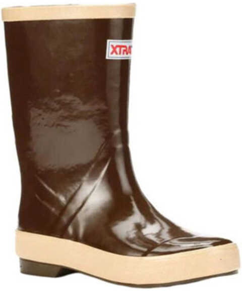 Image #1 - Xtratuf Little Boys' 8" Legacy Boots - Round Toe , Brown, hi-res