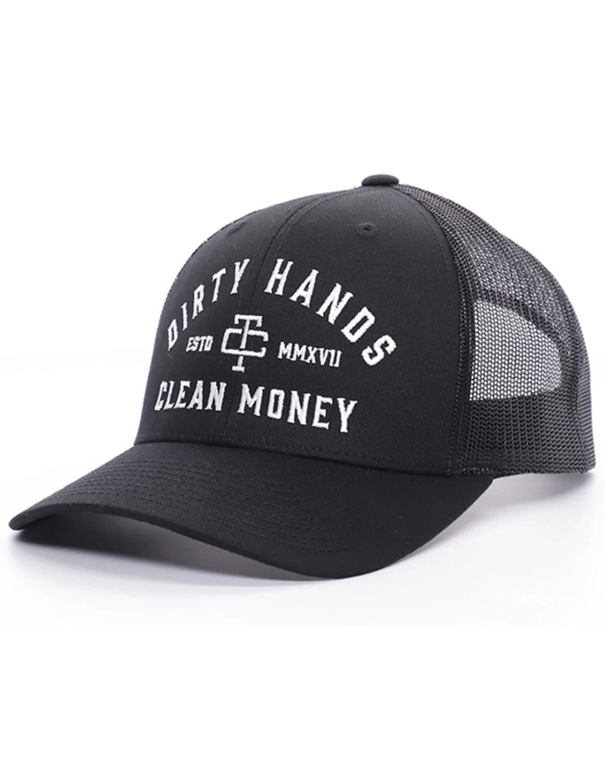 Image #1 - Troll Co Men's DHCM Ball Cap, Black, hi-res