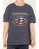 Image #3 - Cowboy Hardware Boys' Triple Flag Skull Graphic T-Shirt, , hi-res