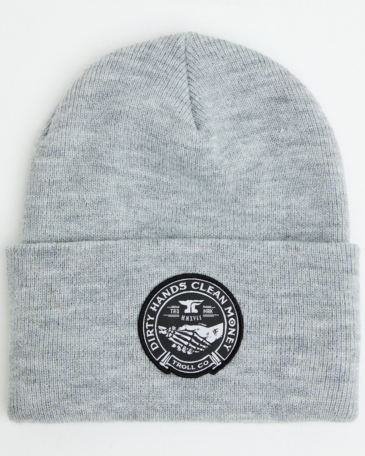 Image #1 - Troll Co Haggler Beanie, Grey, hi-res